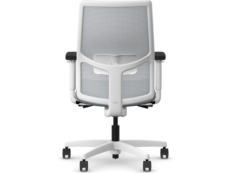 HON Ignition 2.0 Fabric/Mesh Swivel Task Chair, Basalt/Designer White (HIWMMKD.Y2.A.H.IF.APX25.DW.SB.DWX)