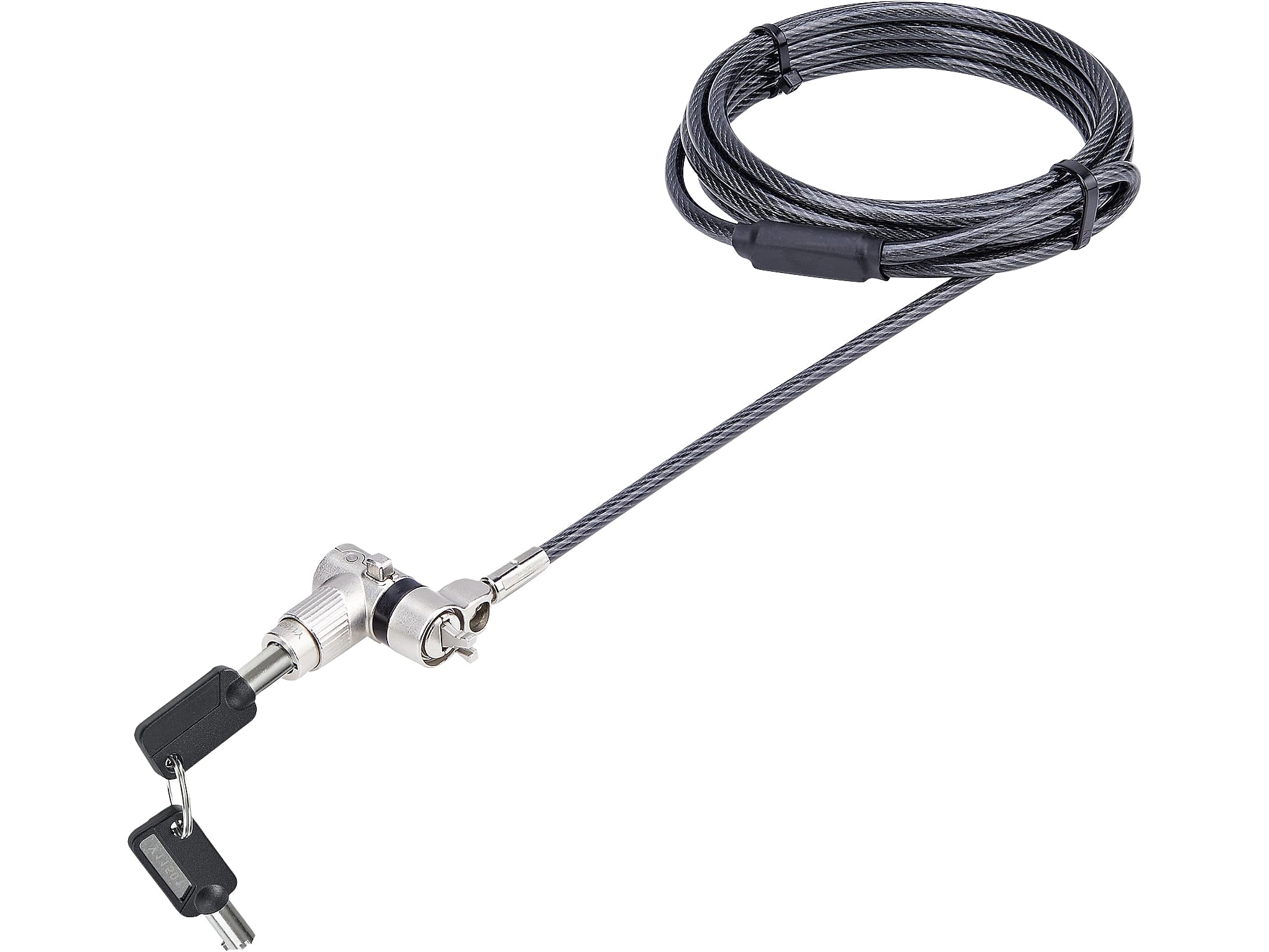 StarTech Universal Keyed Laptop Cable Lock, 6.6 ft. (UNIVK-LAPTOP-LOCK)