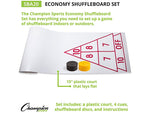 Champion Sports Shuffleboard Set, Multicolor (SBA20)