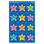 Trend Enterprises Starry Smiles Sparkle Stickers, Multicolored, 24/Pack, 6/Packs/Bundle (T-46308-6)