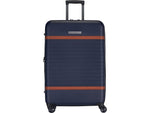 Bugatti Wellington 30" Hardside Suitcase, 8-Wheeled Spinner, TSA Checkpoint Friendly, Navy (HLG5128-Navy)