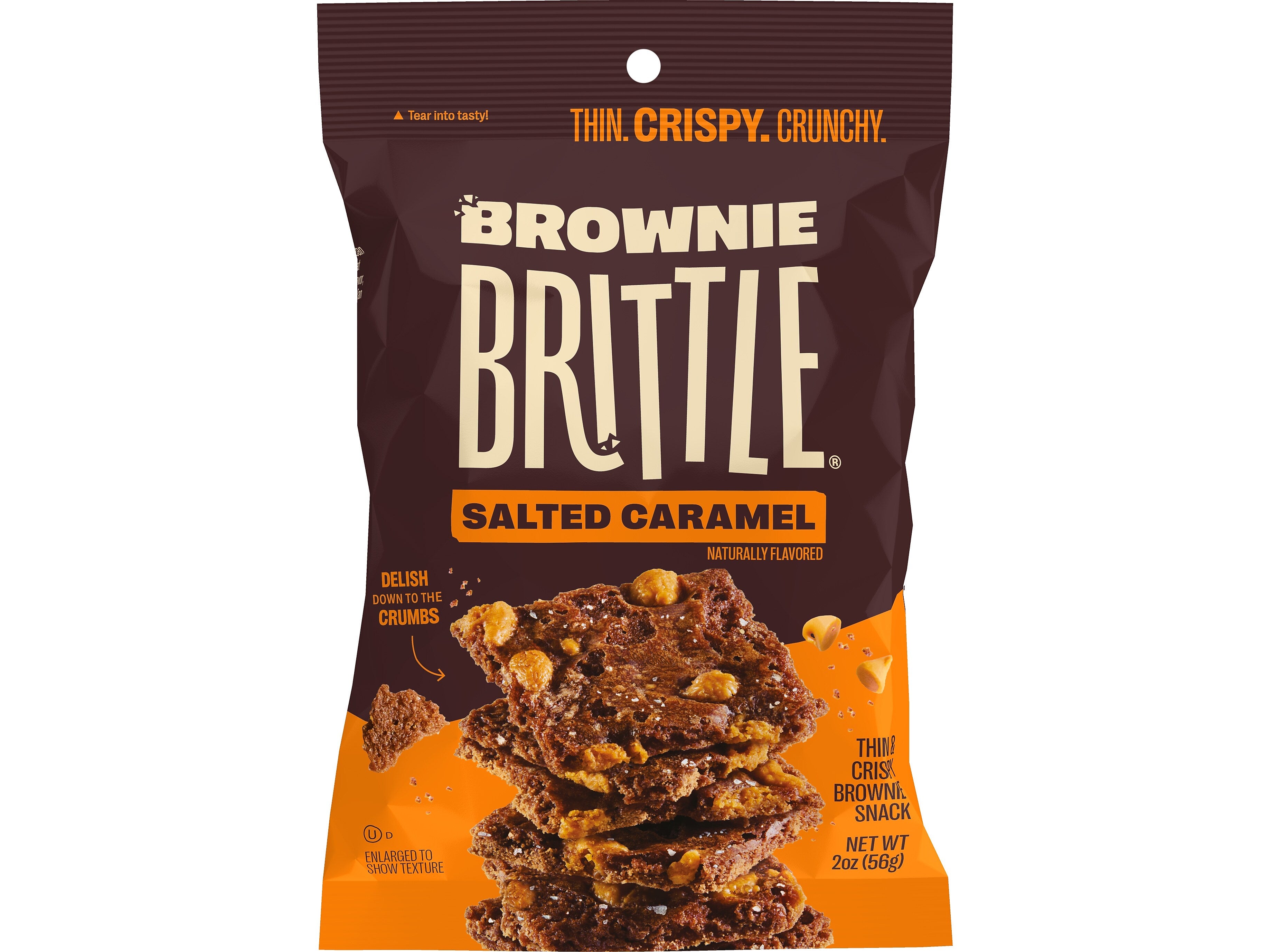 Brownie Brittle Salted Caramel Brownie Snack, 2 oz., 24 Packs/Carton (SG1132)