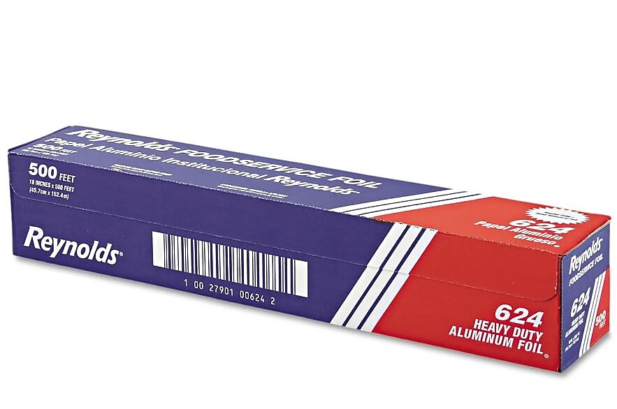 Reynolds Wrap Heavy Duty Aluminum Foil Roll, 500 ft L x 18" W (RFP624)