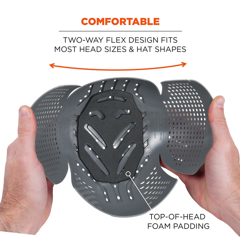 Ergodyne Skullerz 8945F(x) Standard Bump Cap Insert, Gray (23481)