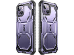 i-Blason Armorbox Metallic Purple Rugged Case for iPhone 14 (iPhone2021/22-6.1-Armorbox-SP-Mauve)