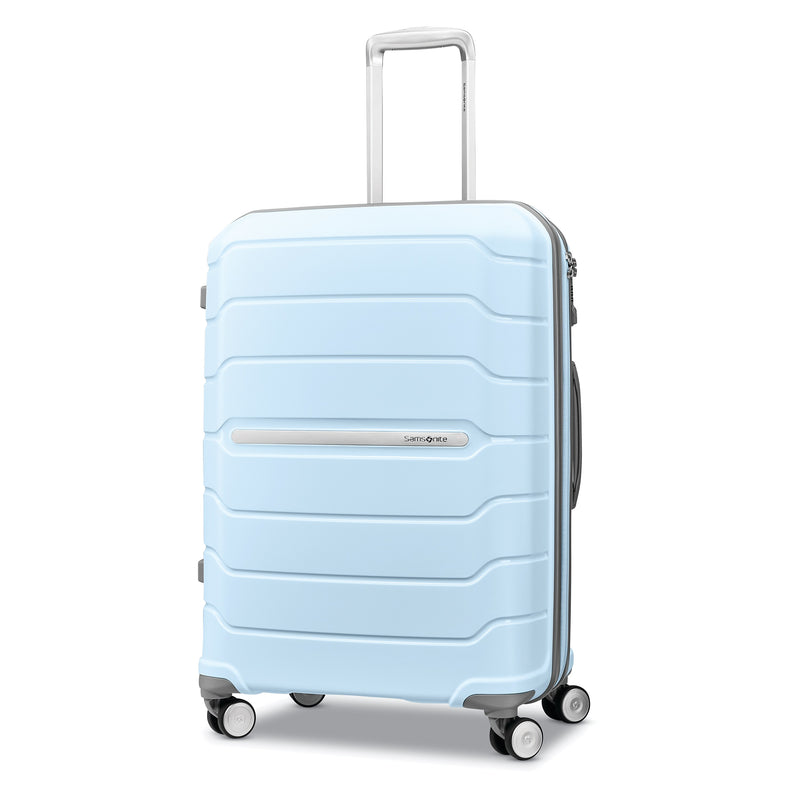 Samsonite Freeform 24.0" Hardside Suitcase, 4-Wheeled Spinner, Sky Blue (78256-1809)