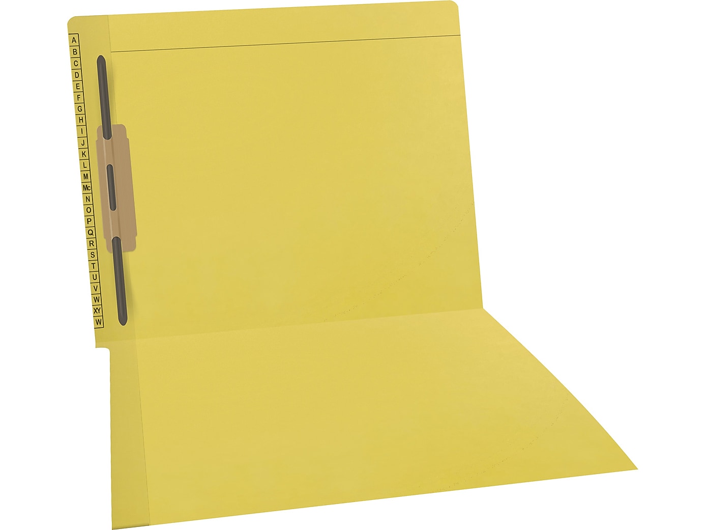 Medical Arts Press Reinforced Classification Folder, 1 3/8" Expansion, Letter Size, Yellow, 50/Box (F1170-YLW-1)