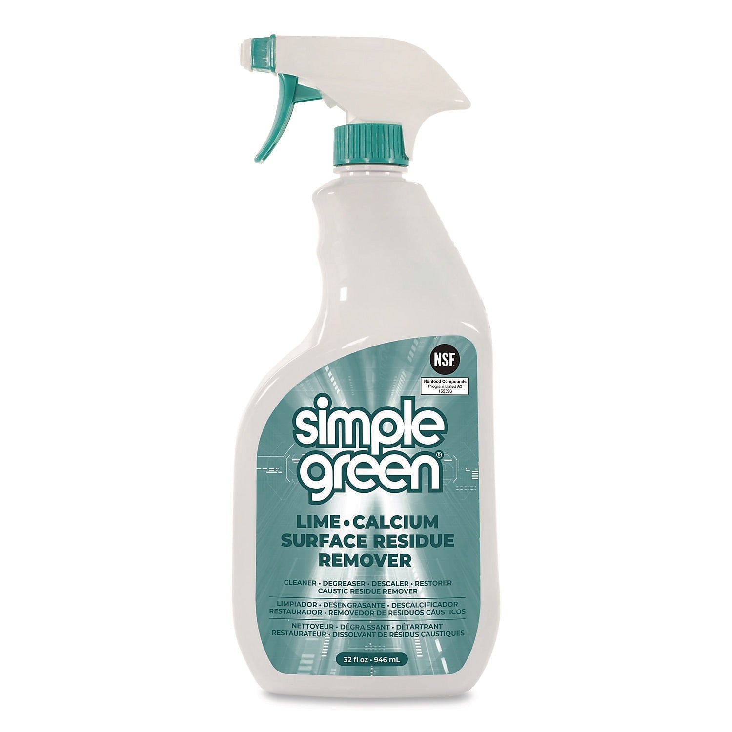 Simple Green Lime Calcium Surface Residue Remover Degreaser, 32 oz., 12/Carton (1710201200032)