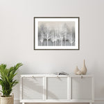 Amanti Art Trees on Gray by Kate Bennett Wood Framed Wall Art Print, 41" x 30" (A42675535020)