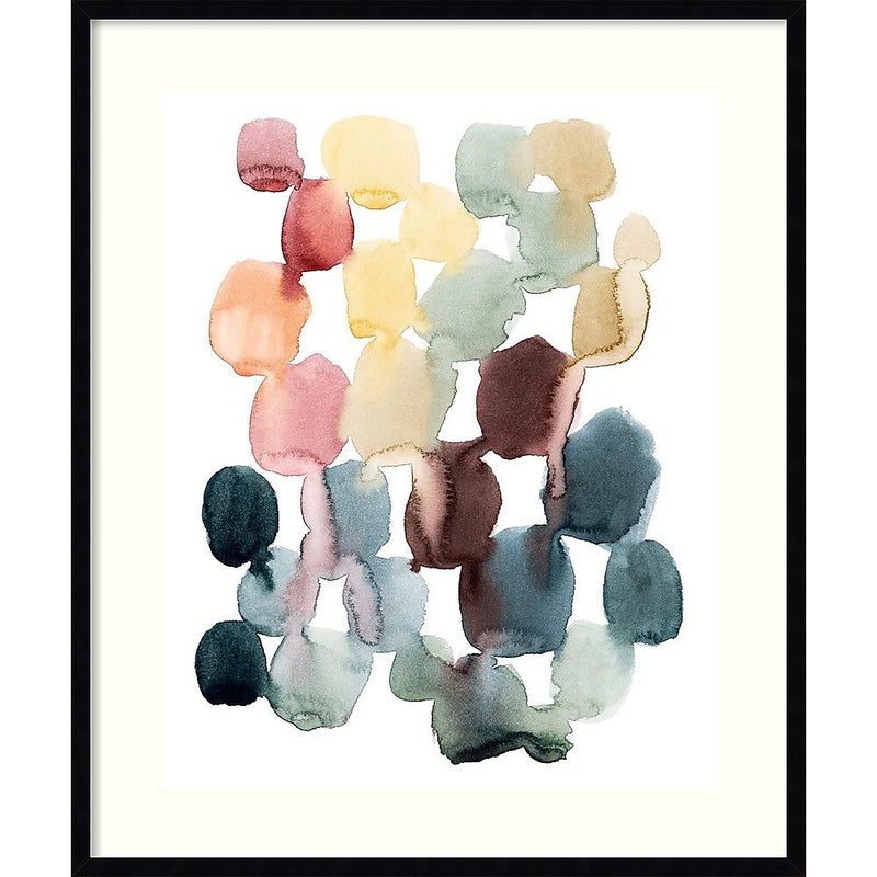 Amanti Art Desert Stones II by Grace Popp Wood Framed Wall Art Print, 31" x 37" (A42675345343)