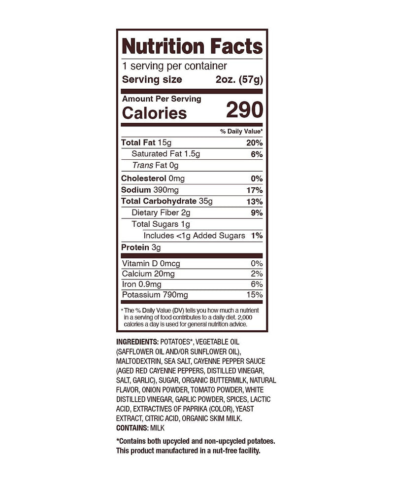 Uglies Gluten-Free Buffalo Ranch Kettle Potato Chips, 2 oz., 24 Bags/Carton (26181)