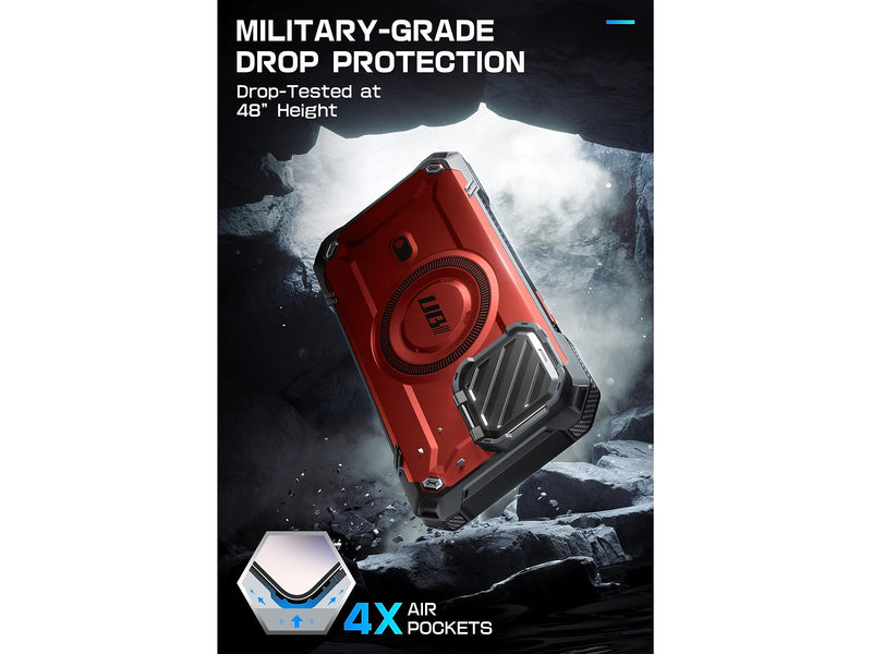 SUPCASE Unicorn Beetle MAG XT MagSafe Rugged Case for iPhone 15 Pro Max, Shock-Absorbing, Metallic Red (SPH23MX67MGXTRD)