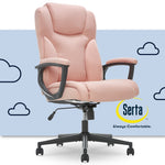 Serta Hannah II Fabric Executive Chair, Pink (43672G)