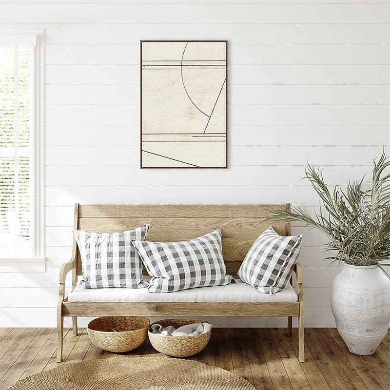 Amanti Art Minmod No1 by Dan Hobday Framed Canvas Wall Art Print, 23" x 33" (A42678302846)