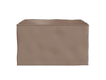 Flash Furniture Bright Beginnings Vinyl Modular Classroom 1-Seater Ottoman, Brown (MK-KE15679-GG)