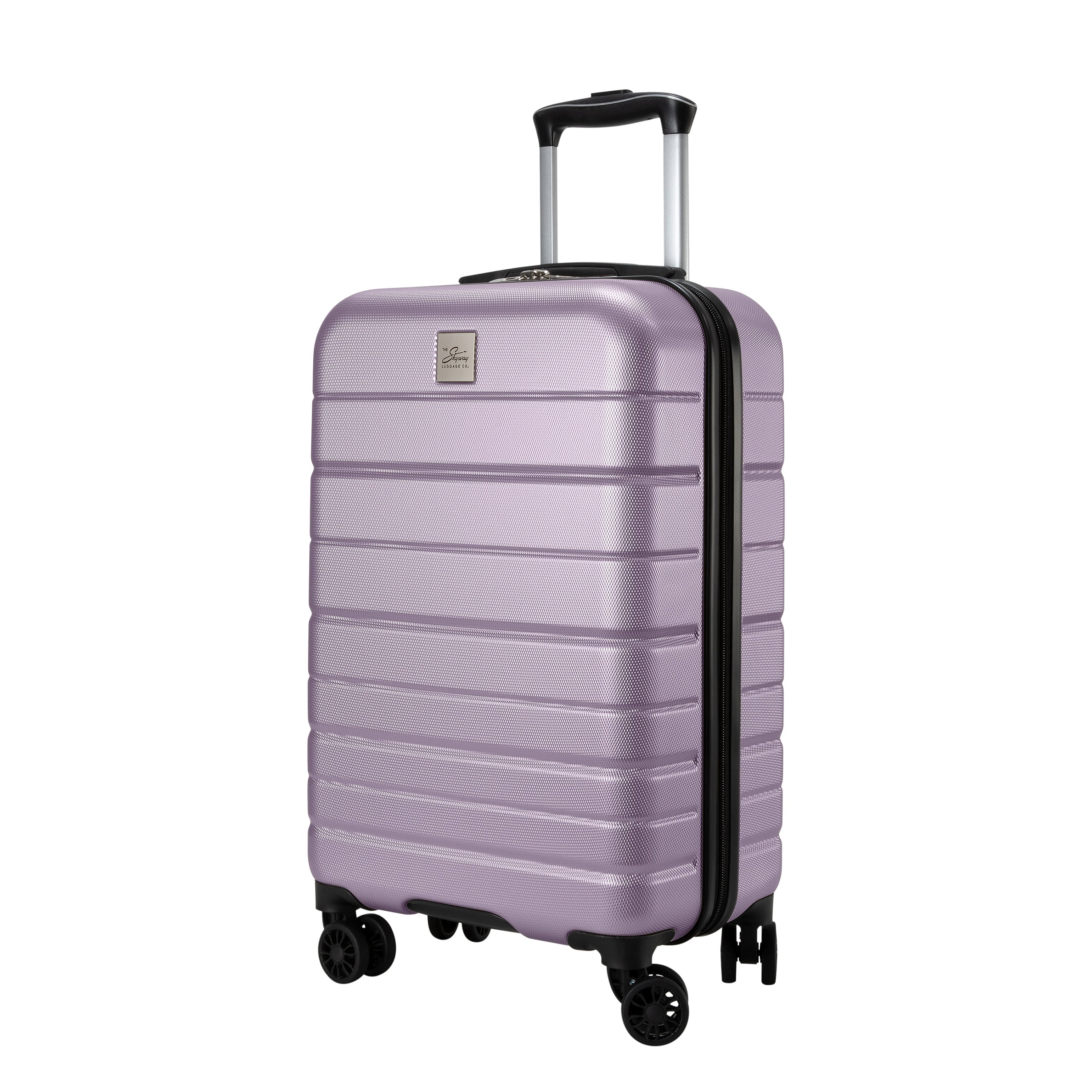 Skyway Luggage Epic 2.0 20" Hardside Carry-On Suitcase, 8-Wheeled Spinner, Silver Lilac (780-20"536-4WB)