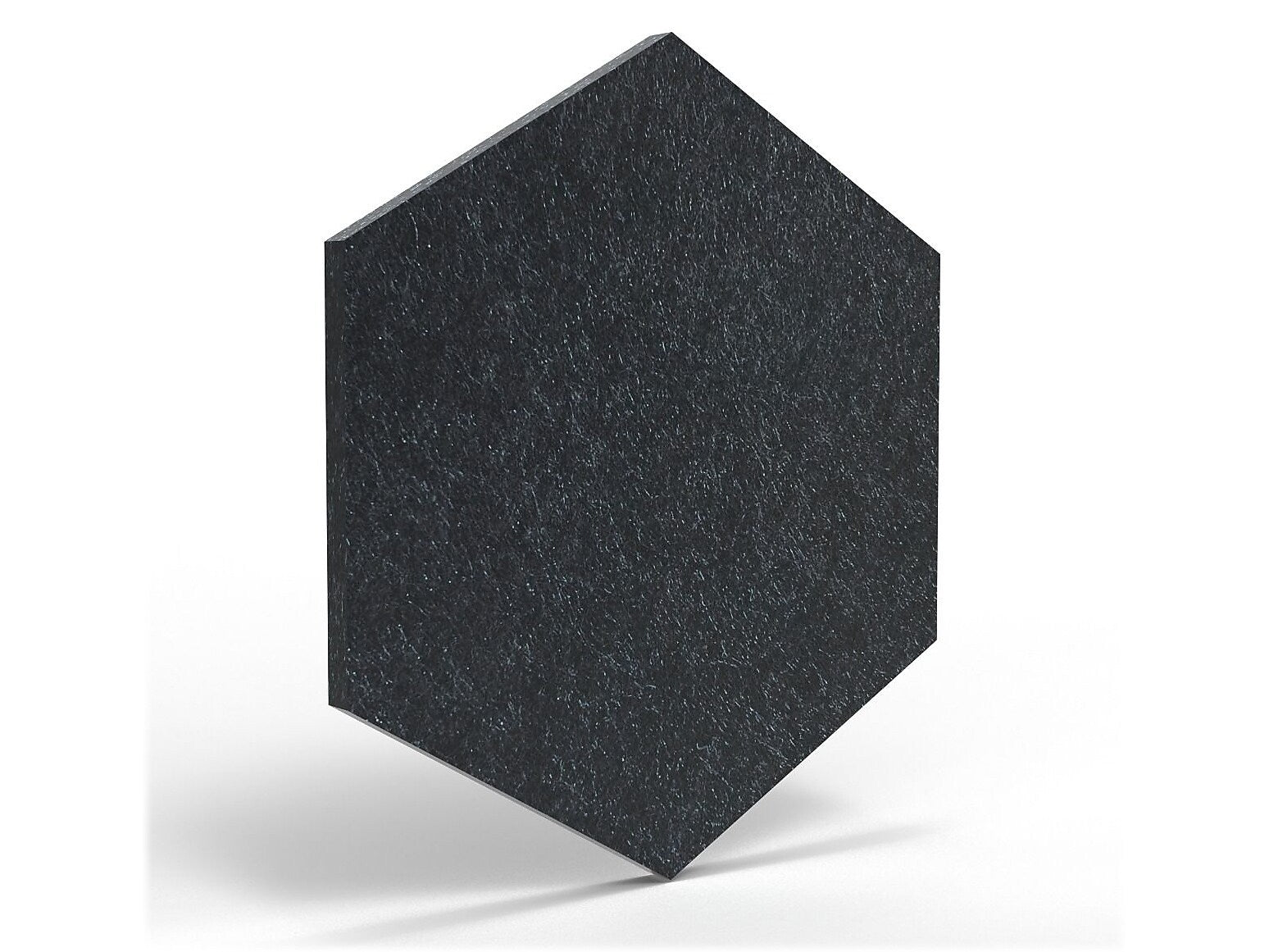 Luxor Reclaim Stick-On Decorative Acoustic Panels, 11"H x 9.5"W, Storm Blue PET, 6/Pack (RCLMHEX092)