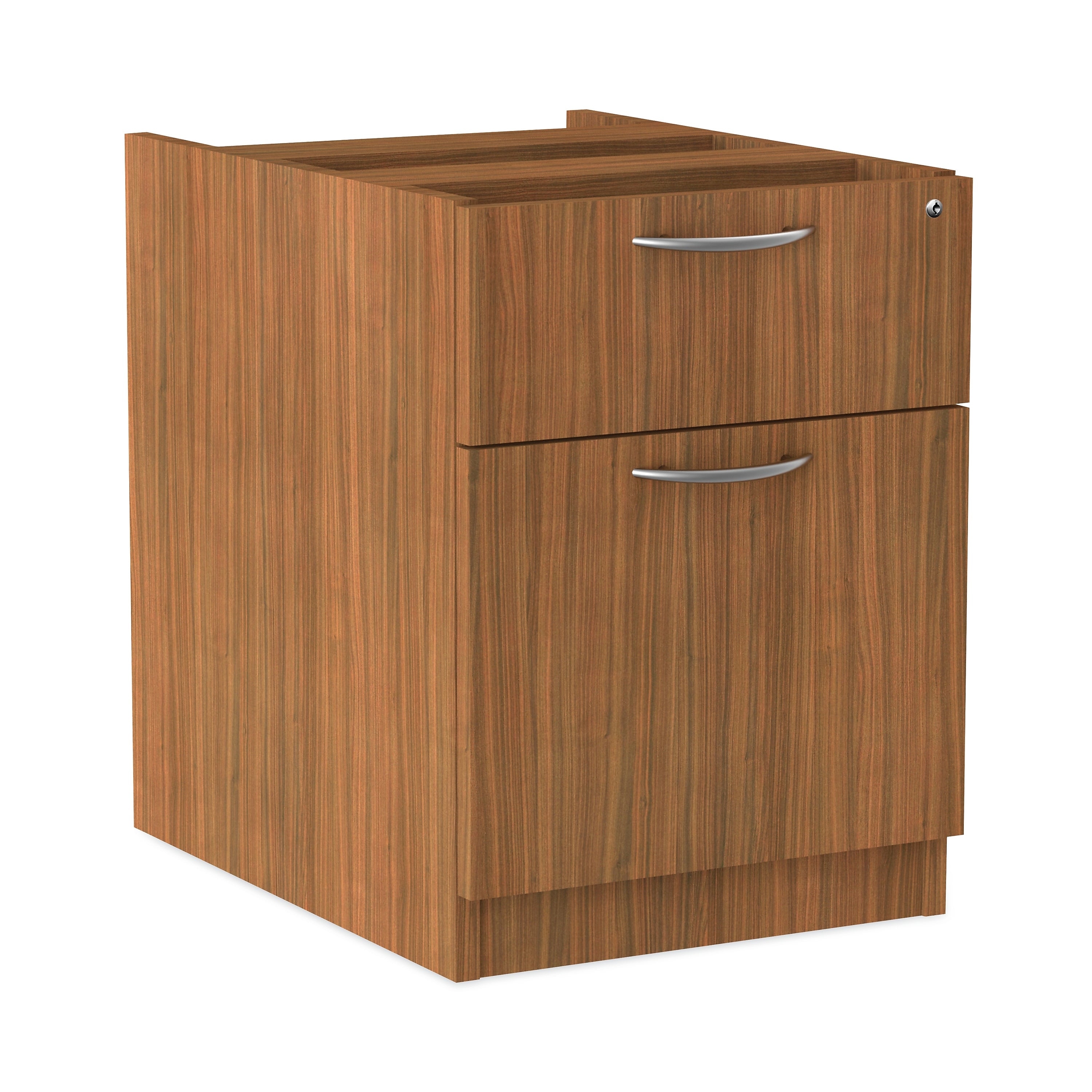 Alera Valencia Series Hanging Box/File Pedestal, 15.63w x 20.5d x 19.25h, Modern Walnut