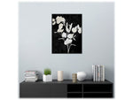 Amanti Art Plant Life White on Black III, Canvas, 23" x 30" (A42675515291)