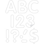Teacher Created Resources 4" Self-Adhesive Letters and Numbers, White, 108/Pack (TCR9641)