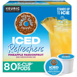 The Original Donut Shop Iced Refreshers Pineapple Passion Fruit, Keurig® K-Cup® Pods, 80/Carton (5000379381CT)