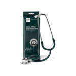 Medline Dual Head Stethoscope, Hunter Green (MDS926207)