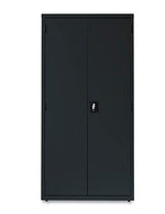 OIF 72"H Steel Storage Cabinet with 5 Shelves, Black (CM7218BK)