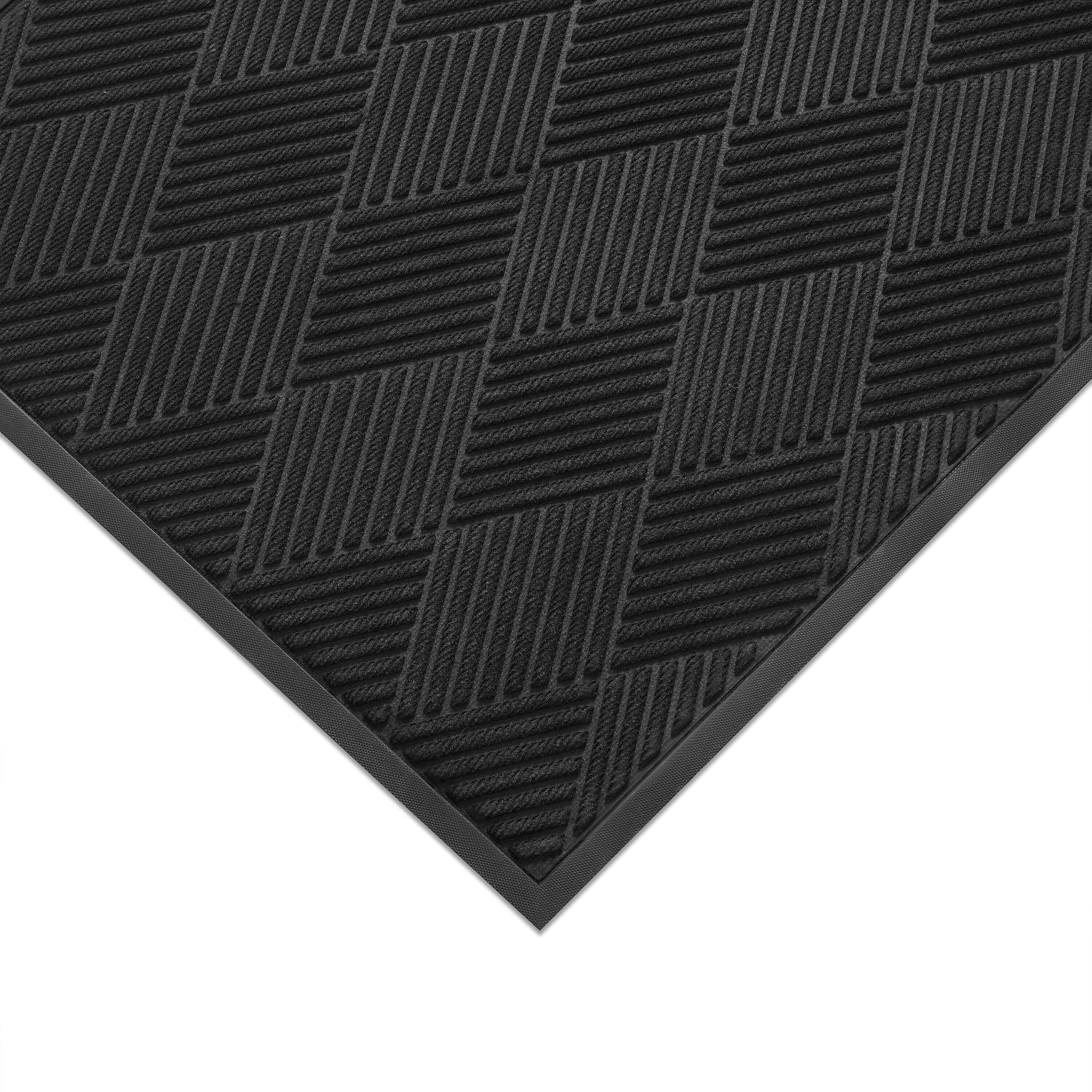 Coastwide Professional™ Commercial Wiper/Scraper Floor Mat, 3' x 5', Black (CW23067)