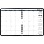 2026 AT-A-GLANCE 8" x 8.75" Monthly Planner, Faux Leather Cover, Black (70-120-05-26)