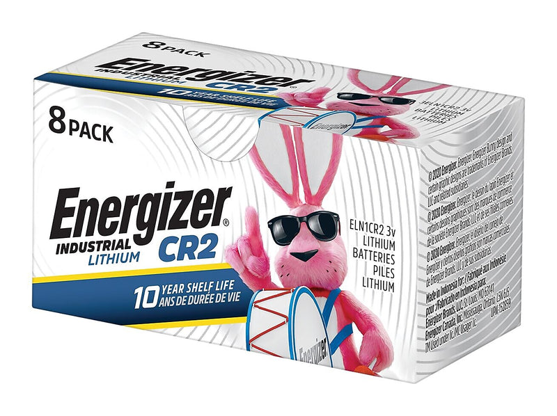 Energizer Industrial CR2 Lithium Batteries, 8/Pack (ELN1CR2-8)