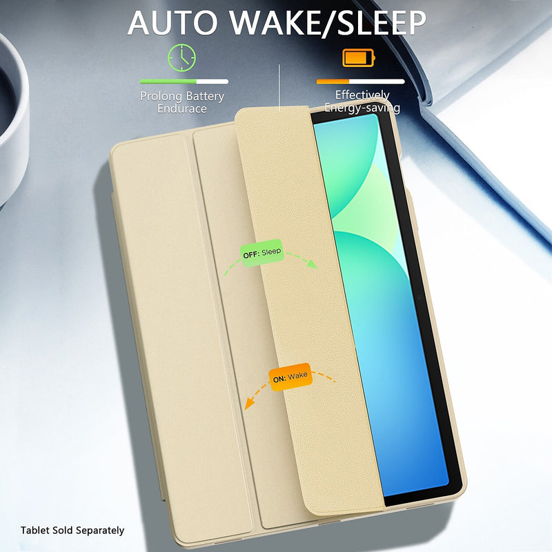 SaharaCase Venture Series Folio Case for Galaxy Tab S10 FE, Beige (TB00462)
