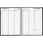 2026 AT-A-GLANCE DayMinder 8" x 11" Weekly Appointment Book Planner, Faux Leather Cover, Black (G520H-00-26)
