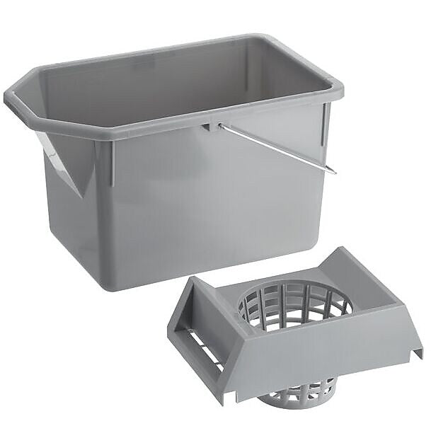 Rubbermaid Pail and Mop Strainer Combination, 15 Quart (RCP 6194 STL)