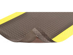 NoTrax Saddle Trax Anti-Fatigue Mat, 60" x 36", Black/Yellow (979S0035YB)
