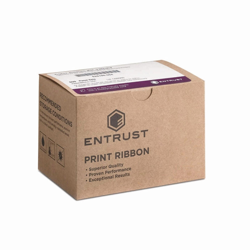 Datacard Entrust Full Color 2-Sided Ribbon Kit, Black/Cyan/Magenta/Yellow/Topcoat Protective Layer