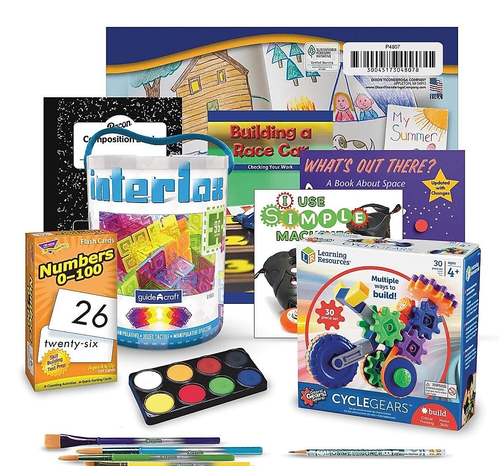 S&S Family Engagement Take Home Bags STEAM Grades K-1, Assorted Colors (BK7052G001)