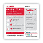 Maxim Facility+ RTU Disinfectant, Safe-to-Ship, Unscented, 32 oz, 6/Carton (MLB04640086)