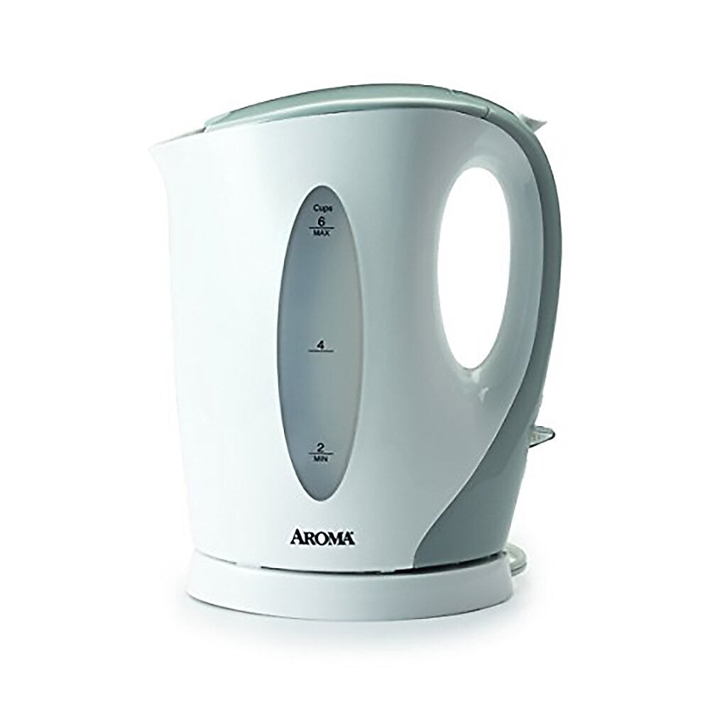 Aroma AWK-105 Electric Kettle, 6-Cups, White