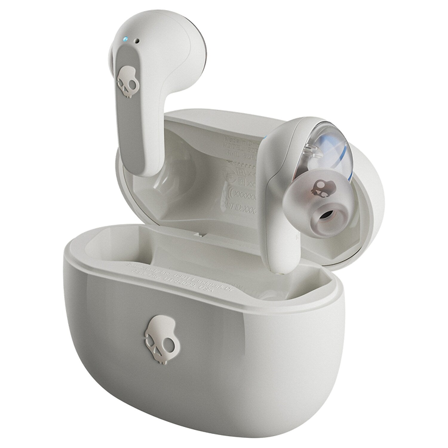 Skullcandy Rail True Wireless Active Noise Canceling Earbuds, Bluetooth, Bone (S2IPW-S951)