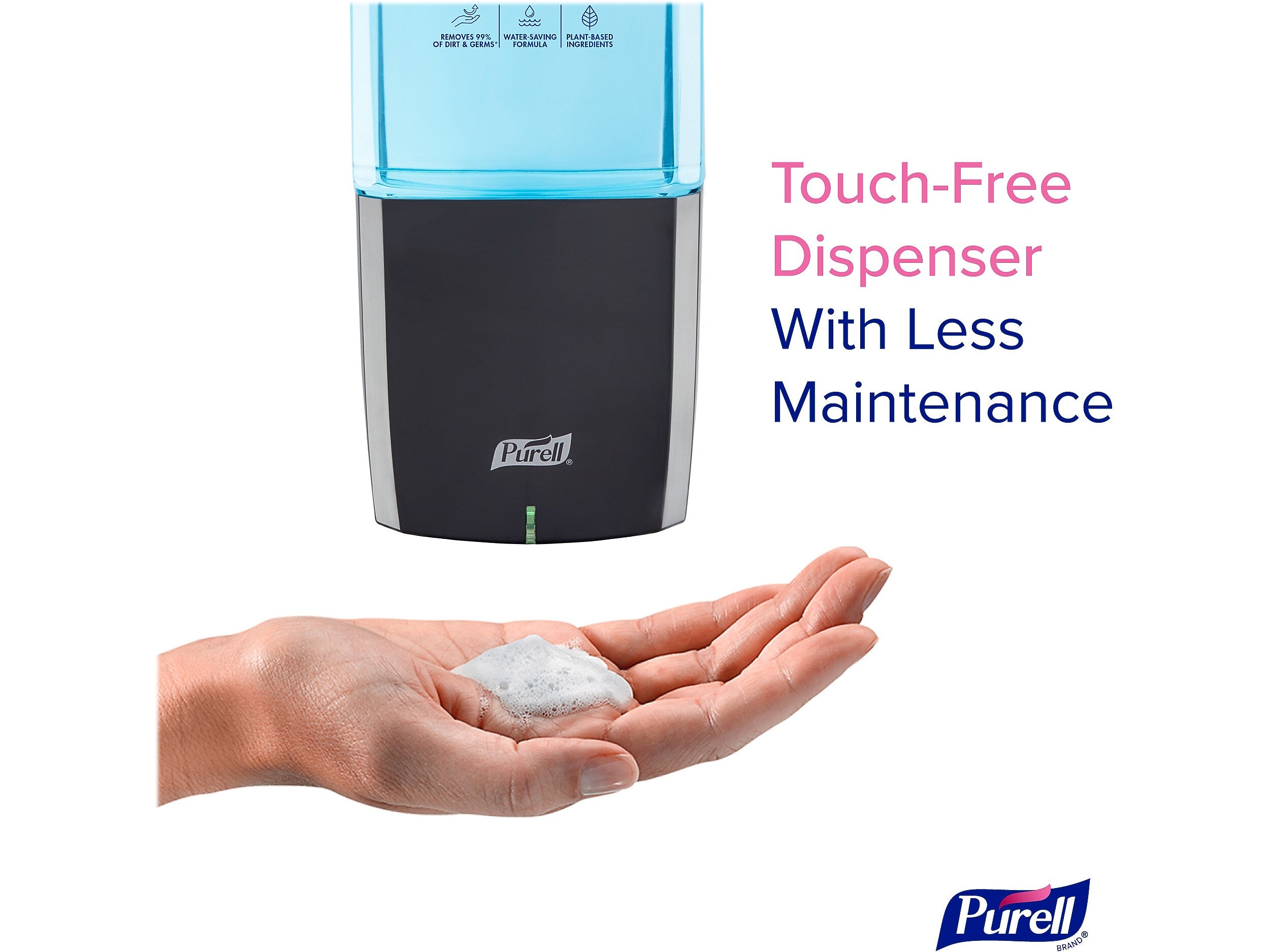 PURELL HEALTHY SOAP ES10 Automatic Wall Mounted Hand Soap Dispenser, Graphite (8334-E1)