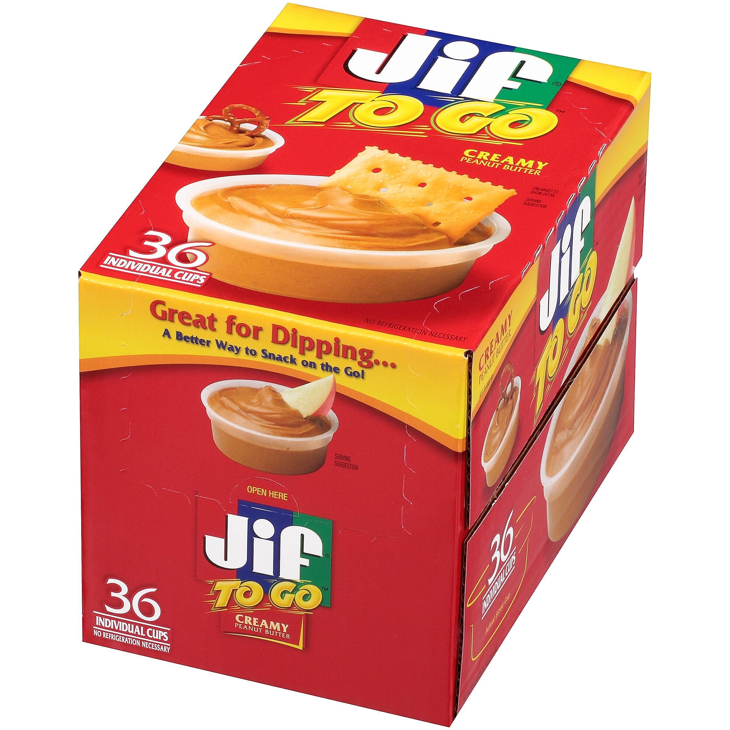 Jif To Go Creamy Peanut Butter, 36/Carton (SMU5150024114WF)