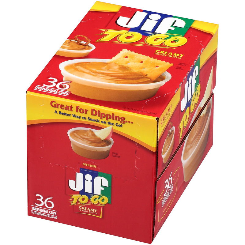 Jif To Go Creamy Peanut Butter, 36/Carton (SMU5150024114WF)