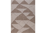 Anji Mountain Rug'd Dormis Carpet & Hard Floor Chair Mat, 36" x 48", Brown/Beige Polyester (AMB9038)