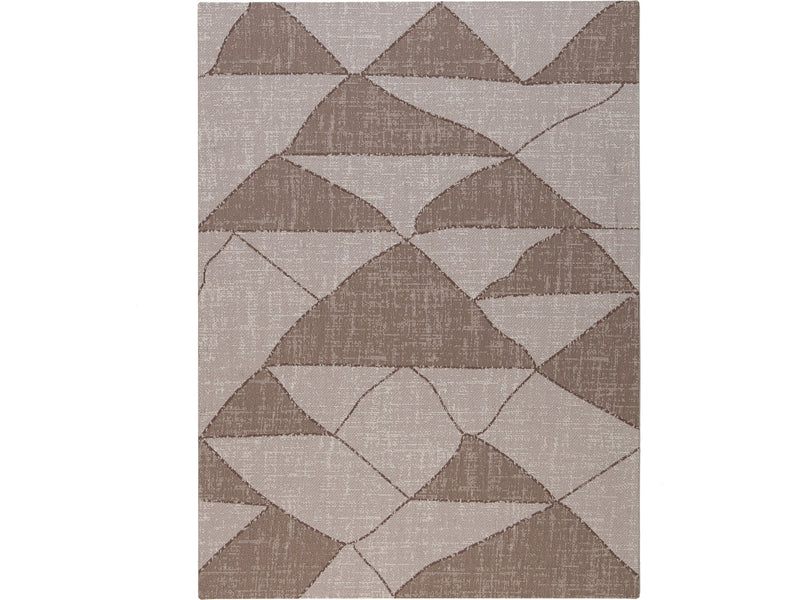 Anji Mountain Rug'd Dormis Carpet & Hard Floor Chair Mat, 36" x 48", Brown/Beige Polyester (AMB9038)