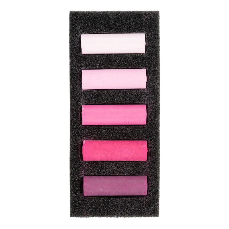 Rembrandt Soft Pastels Micro Sets, Rose Violets, 5/Set, 3 Sets/Bundle (RBX31820505-3)