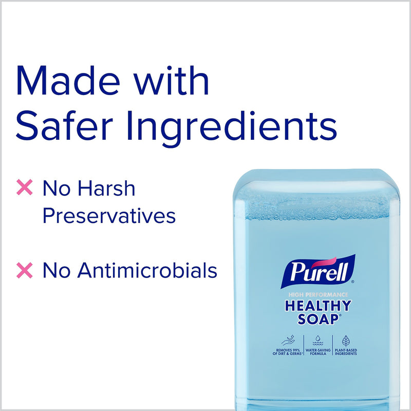 PURELL HEALTHY SOAP Foaming Hand Soap Refill for ES10 Dispenser, Light Fragrance Scent, 1200 ml, 2/Carton (8371-02)