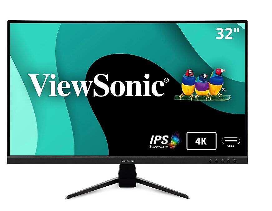 ViewSonic 32" 4K Ultra HD 60Hz LED Monitor, Black (VX3267U-4K)