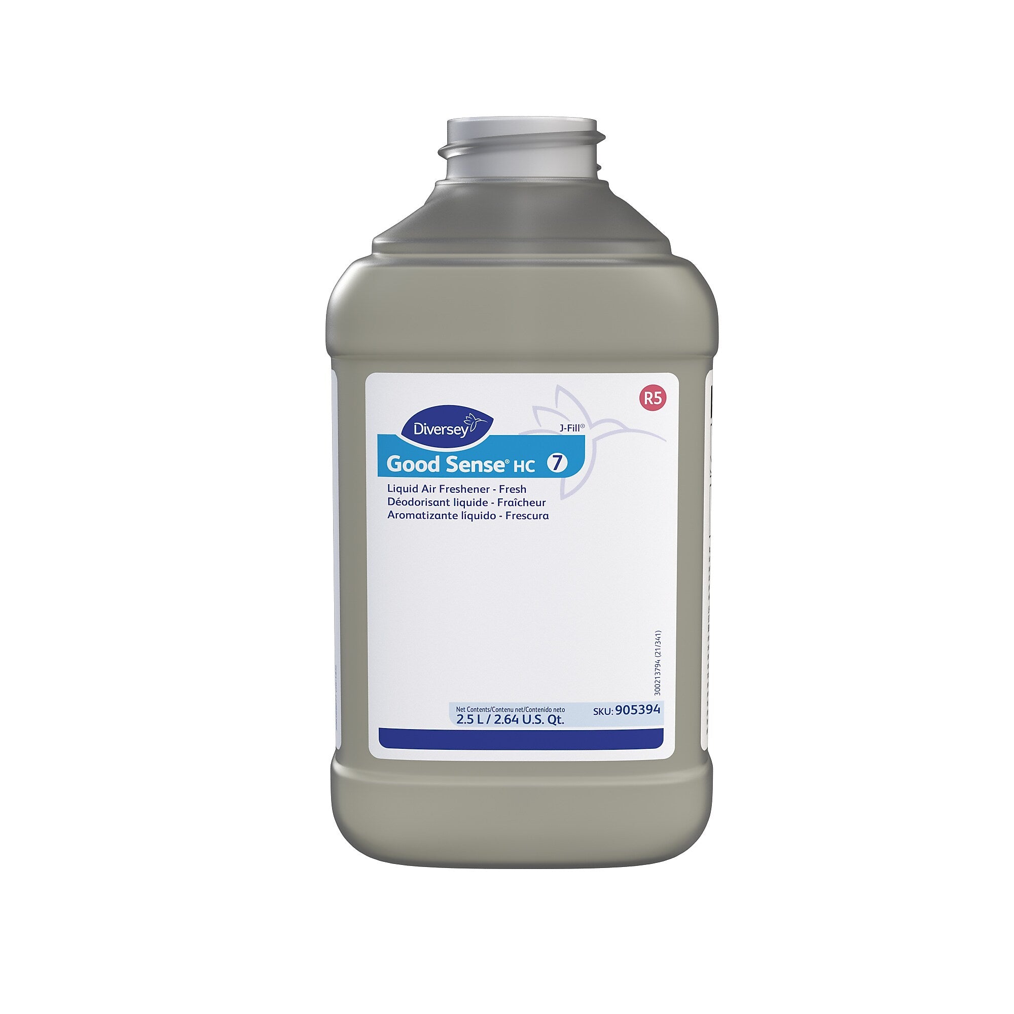 Good Sense HC 7 Air Freshener for Diversey J-Fill, Fresh, 2.5 L / 2.64 U.S. Qt., 2/Carton (905394)