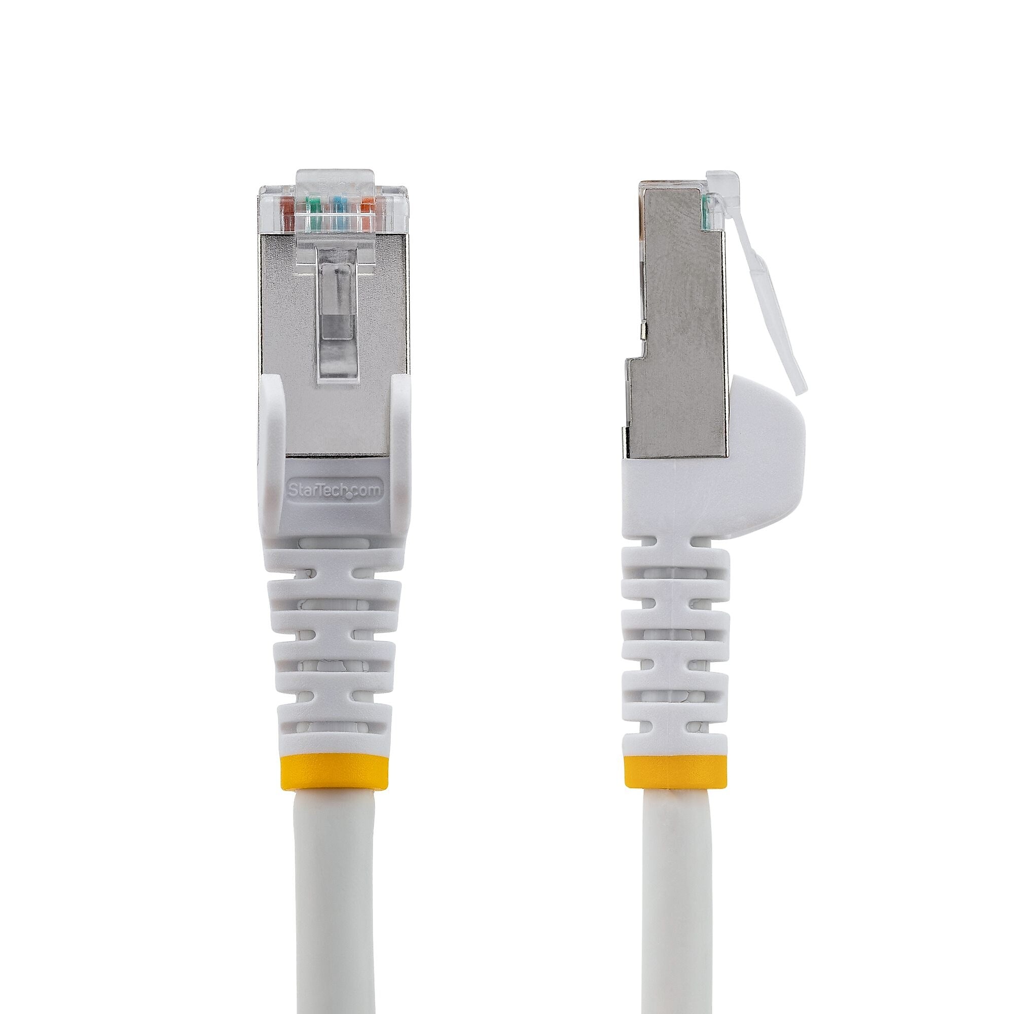 StarTech 75 ft. CAT-6a Ethernet Cable, 27AWG, White (NLWH-75F-CAT-6a-PATCH)