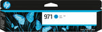 HP 971 Cyan Standard Yield Ink Cartridge, Prints Up to 2,500 Pages (CN622AM)